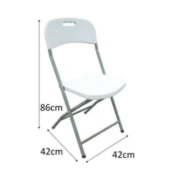 Lot De 2 Chaises Pliantes - Poudre Enduits Ossature D'acier - 42 X 42 X 87 Cm - Tube En Acier Ø 19 X 1 Mm -Chair Soldes Boutique lot de 2 chaises pliantes poudre enduits ossature d acier 42 x 42 x 87 cm tube en acier 19 x 1 mm 3612407824805 429846