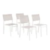 Lot De 4 Chaises Alu Textilene