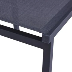 Lot De 4 Chaises De Jardin En Aluminium Assise Textilene - 48 X 56 X 87 Cm - Gris -Chair Soldes Boutique lot de 4 chaises de jardin en aluminium assise textilene 48 x 56 x 87 cm gris 3612408312936 597576