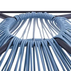 MANA Fauteuil Design En Forme D'oeuf - Cordage En Plastique Bleu Pastel -Chair Soldes Boutique mana fauteuil design en forme d oeuf cordage en plastique bleu pastel 3612408086745 429854