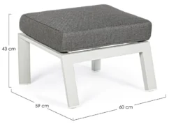 Pouf De Jardin Carré Aluminium Blanc Et Gris Keman L 60 Cm 13 Pouf De Jardin Carré Aluminium Blanc Et Gris Keman L 60 Cm -Chair Soldes Boutique pouf de jardin carre aluminium blanc et gris keman l 60 cm 3666722592307 1391468