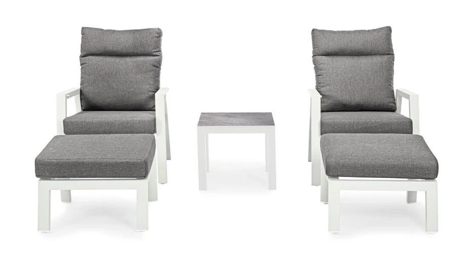 Pouf De Jardin Carré Aluminium Blanc Et Gris Keman L 60 Cm 10 Pouf De Jardin Carré Aluminium Blanc Et Gris Keman L 60 Cm – Image 10