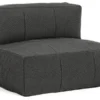 Pouf De Jardin En Aluminium Anthracite Sady