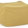 Pouf De Jardin En Tissu Olefin Jaune Sady