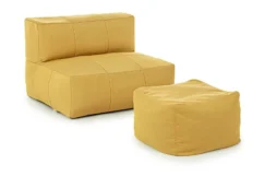 Pouf De Jardin En Tissu Olefin Jaune Sady -Chair Soldes Boutique pouf de jardin en tissu olefin jaune sady 3666722592277 1391691