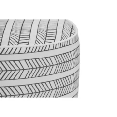 Pouf Gonflable Jardin Bocarnea - Assise 53 Cm - Revetement Spun Polyester 200 Mg - Motif Ethnique Noir Et Blanc -Chair Soldes Boutique pouf gonflable jardin bocarnea assise 53 cm revetement spun polyester 200 mg motif ethnique noir et blanc 3451571021920 516538