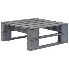 Repose-pied Palette De Jardin Bois Gris