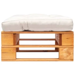 Chair Soldes Boutique -Chair Soldes Boutique repose pied palette de jardin et coussin sable marron miel bois 3666722922692 1177140