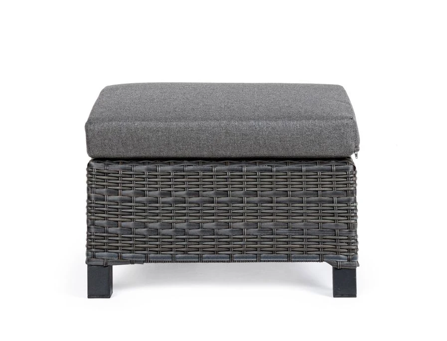 Repose-pieds De Jardin Carré Aluminium Anthracite Ben L 57 Cm 5 Repose-pieds De Jardin Carré Aluminium Anthracite Ben L 57 Cm – Image 5