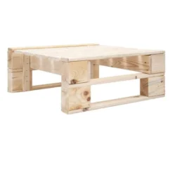 Repose-pieds Palette Pin Massif Clair Farsa