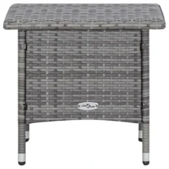 Salon De Jardin 2 Pcs Avec Coussins Résine Tressée Gris 6 -Chair Soldes Boutique salon de jardin 2 pcs avec coussins resine tressee gris 3666722364324 935726