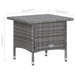 Salon De Jardin 2 Pcs Avec Coussins Résine Tressée Gris 6 -Chair Soldes Boutique salon de jardin 2 pcs avec coussins resine tressee gris 3666722364324 935728