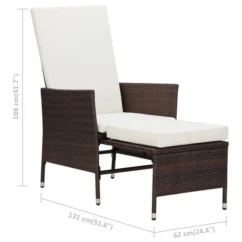 Salon De Jardin 2 Pcs Avec Coussins Résine Tressée Marron 3 -Chair Soldes Boutique salon de jardin 2 pcs avec coussins resine tressee marron 3666722364331 935715