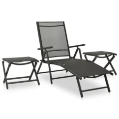 Salon De Jardin 9 Pcs Noir Et Anthracite -Chair Soldes Boutique salon de jardin 9 pcs noir et anthracite 3666722615273 1020892