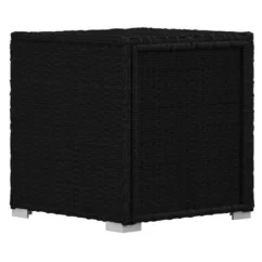 Set Chaise Longue Et Table Tissu Beige Et Résine Noire Viali -Chair Soldes Boutique set chaise longue et table tissu beige et resine noire 3666722554381 389578