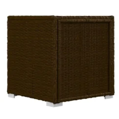 Set Chaise Longue Et Table Tissu Blanc Et Résine Marron Viali -Chair Soldes Boutique set chaise longue et table tissu blanc et resine marron 3666722554428 389560