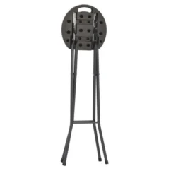 Tabouret Haut Pliable Polyéthylène Marron Nesly - Lot De 2 -Chair Soldes Boutique tabouret haut pliable polyethylene marron nesly lot de 2 3666722560016 384481