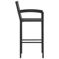 Tabourets De Bar 2 Pcs Noir Résine Tressée 11 Tabourets De Bar 2 Pcs Noir Résine Tressée -Chair Soldes Boutique tabourets de bar 2 pcs noir resine tressee 3666722354820 943909