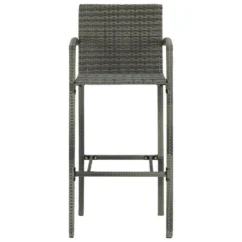 Tabourets De Bar 4 Pcs Gris Résine Tressée -Chair Soldes Boutique tabourets de bar 4 pcs gris resine tressee 3666722354783 943940