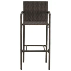 Tabourets De Bar 4 Pcs Marron Résine Tressée 10 Tabourets De Bar 4 Pcs Marron Résine Tressée -Chair Soldes Boutique tabourets de bar 4 pcs marron resine tressee 3666722354806 943924