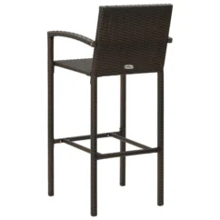 Tabourets De Bar 4 Pcs Marron Résine Tressée 12 Tabourets De Bar 4 Pcs Marron Résine Tressée -Chair Soldes Boutique tabourets de bar 4 pcs marron resine tressee 3666722354806 943926