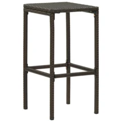 Tabourets De Bar Avec Coussins 6 Pcs Marron Résine Tressée -Chair Soldes Boutique tabourets de bar avec coussins 6 pcs marron resine tressee 3666722354851 943884