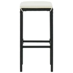Tabourets De Bar Avec Coussins 6 Pcs Noir Résine Tressée 12 Tabourets De Bar Avec Coussins 6 Pcs Noir Résine Tressée -Chair Soldes Boutique tabourets de bar avec coussins 6 pcs noir resine tressee 3666722354844 943894