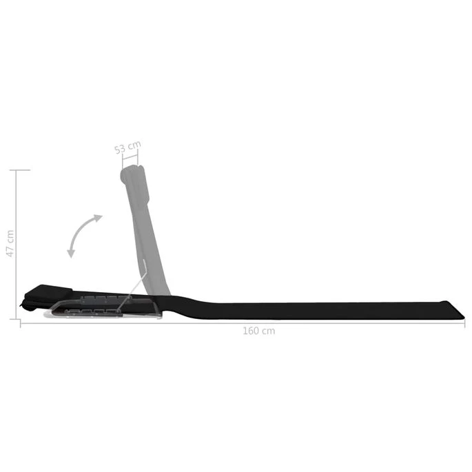 Tapis De Plage Pliables 2 Pcs Acier Et Tissu Noir 12 Tapis De Plage Pliables 2 Pcs Acier Et Tissu Noir – Image 12