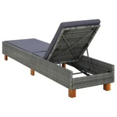 Transat Avec Coussin Résine Tressée Gris 2 -Chair Soldes Boutique transat avec coussin resine tressee gris 3666722363433 936585