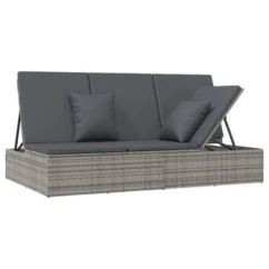 Transat Convertible Avec Coussin Résine Tressée Gris Foncé 15 Transat Convertible Avec Coussin Résine Tressée Gris Foncé -Chair Soldes Boutique transat convertible avec coussin resine tressee gris fonce 3666722124782 1345165